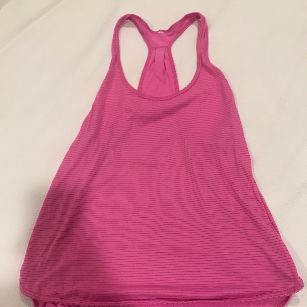 Lululemon Pink Singlet Tank Size 6